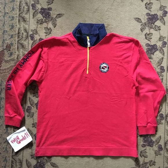 Tommy Hilfiger Zip Polo Dive Search Rescue XL